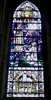 Right hand light of window in Southwell Minster