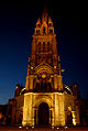 Église Saint-Martin la nuit