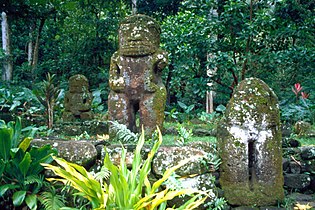 Stone tiki from Hiva Oa, Marquesas