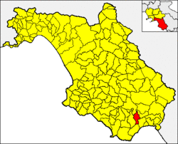 Torre Orsaia within the Province of Salerno