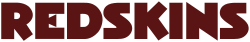 Redskins script logo