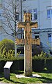 Kroatenkreuz in Schwäbisch Gmünd (heute Sparkassenplatz)