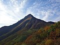 八合目、長官山所見的利尻山