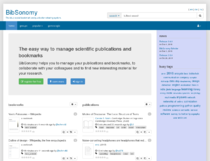 BibSonomy homepage