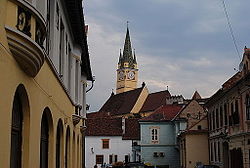 Saint Margaret Church in the historical city centre