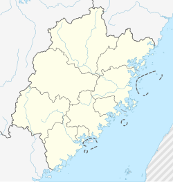 Nan'an is located in Fujian
