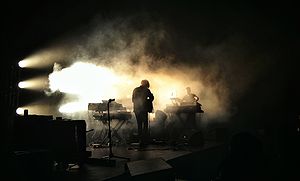Darkside performing in Singapore in April 2014