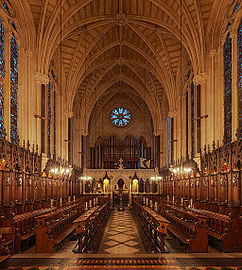 Exeter College Chapel from altar