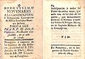 Novenario. Corresponde a las impresiones menores que predominan en la producción de Gadea (1804)