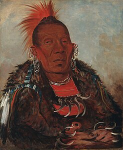 Wah-ro-née-sah at Otoe–Missouria Tribe of Indians, by George Catlin