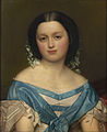 Image 1 Portrait of Henriette Mayer van den Bergh Painting: Jozef Van Lerius Portrait of Henriette Mayer van den Bergh, an oil painting on canvas completed by the Belgian painter Jozef Van Lerius (1823–1876) in 1857. Van Lerius, a student of Gustaf Wappers, was a teacher at the Royal Academy of Fine Arts in Antwerp from age 31. He was known primarily for his mythological and biblical scenes, as well as his portraits and genre pictures. The subject, Henriette Mayer van den Bergh, was the mother of the art collector Fritz Mayer van den Bergh; after his death, she founded the Museum Mayer van den Bergh in Antwerp to house his collection. More selected pictures