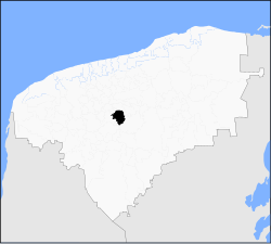 Municipal location in Yucatán