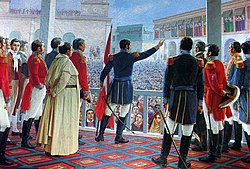 Peruvian independence proclamation