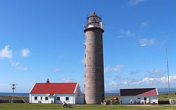 Lighthouse "Lista Fyr" built 1836 with a 34 m granite tower