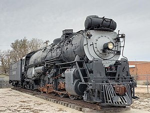 Santa Fe 5000 „Madam Queen“ nach Restaurierung ausgestellt in Amarillo (Texas) (November 2018)