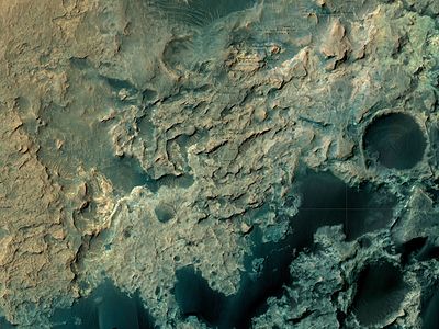 Cette vue rapprochée de MRO montre le trajet du rover entre le 11 avril (sol 952) et le 14 septembre (sol 1104).