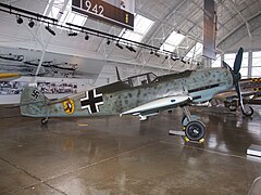 Messerschmitt Bf 109 allemand.