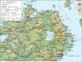 Image 3A relief map of Northern Ireland