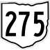 State Route 275 marker