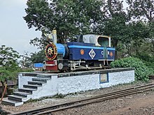 Old steam engine of the Matheran Toy Train