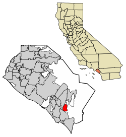 Location in Orange County, California