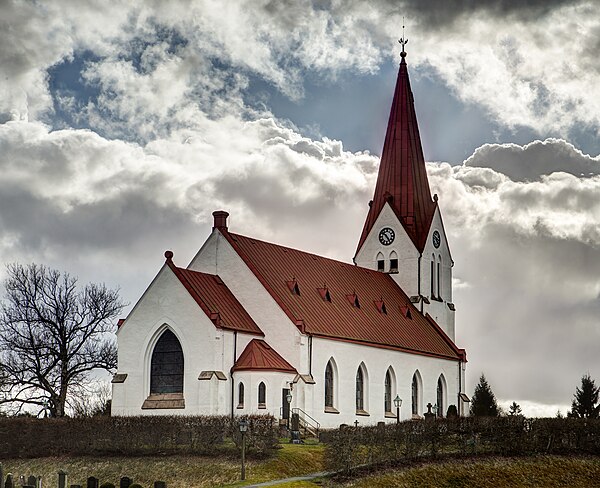 Röke kyrka skapad av dcastor.