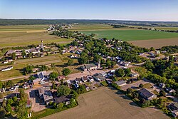 Aerial view of Saint-Justin