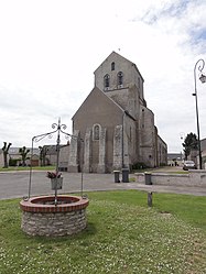 The church in Santilly