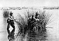 Slovak advanced scouting units crossing the river Mius, Ukrainian SSR, Soviet Union
