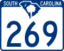 South Carolina Highway 269 marker