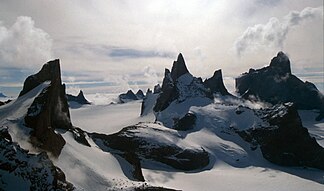 Südliche Drygalskiberge, Blick nach NW