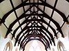 Arch-braced hammerbeam roof in Church of St Thomas, Thurstonland