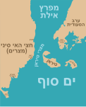 מפת מצרי טיראן.