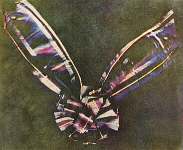 Tartan Ribbon at Color photography, by James Clerk Maxwell