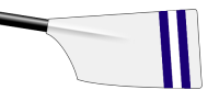 Image showing the rowing club's blade colours