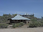 Vulture City Ghost town houses.