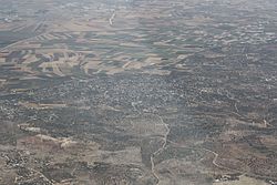 View of Silat al-Harithiya from the air