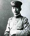 陸軍歩兵大尉（歩兵第1連隊中隊長）。1912年頃の梅津美治郎