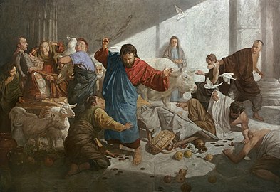Expulsion of the merchants from the temple by Andrei Mironov