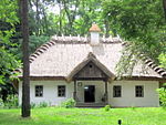 Old house, surrounded by trees