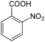 Struktur von 2-Nitrobenzoesäure