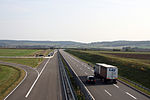 Heldrungen exit in the direction of Tunnel Schmücke ; Opened in September 2009