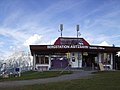 Die Bergstation der Leoganger Gondelbahn im Sommer...