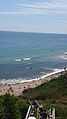 View of the Atlantic Ocean from a cliff on Block Island