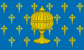 Representación de la bandera del reino de Galicia