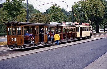 1763 ATB Standard tram hauling trailers 29 and 244