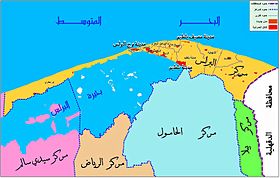 خريطة مركز البرلس