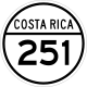 National Secondary Route 251 shield}}