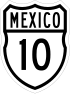 Federal Highway 10 shield