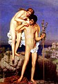 Image 29A nineteenth-century painting by the Swiss-French painter Marc Gabriel Charles Gleyre depicting a scene from Longus's Daphnis and Chloe (from Romance novel)